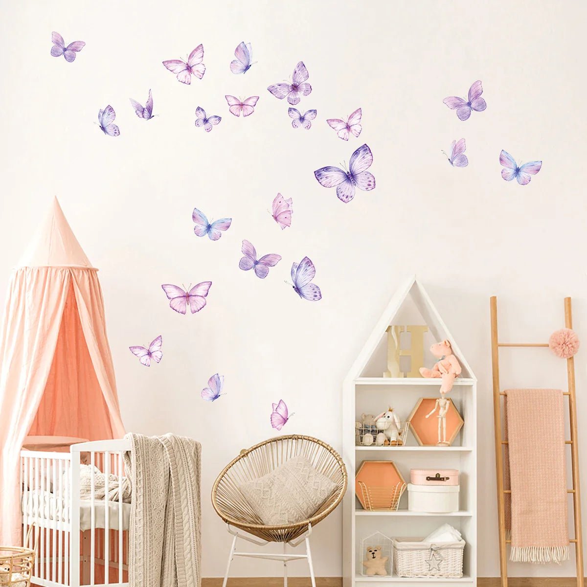 Décoration Murale - ButterfliesSticker™ - Violet - Ma boutique