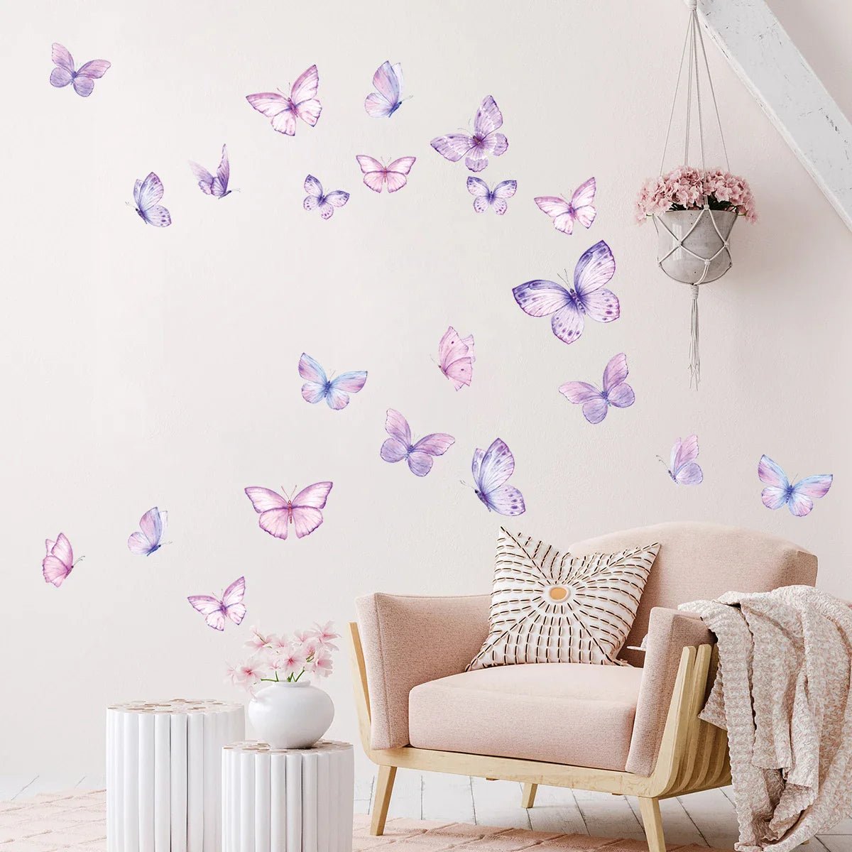 Décoration Murale - ButterfliesSticker™ - Violet - Ma boutique