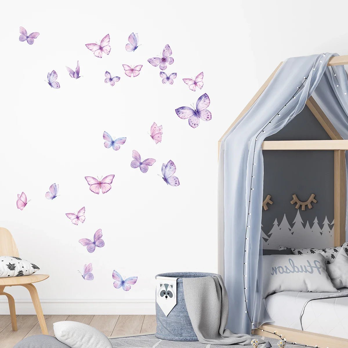 Décoration Murale - ButterfliesSticker™ - Violet - Ma boutique