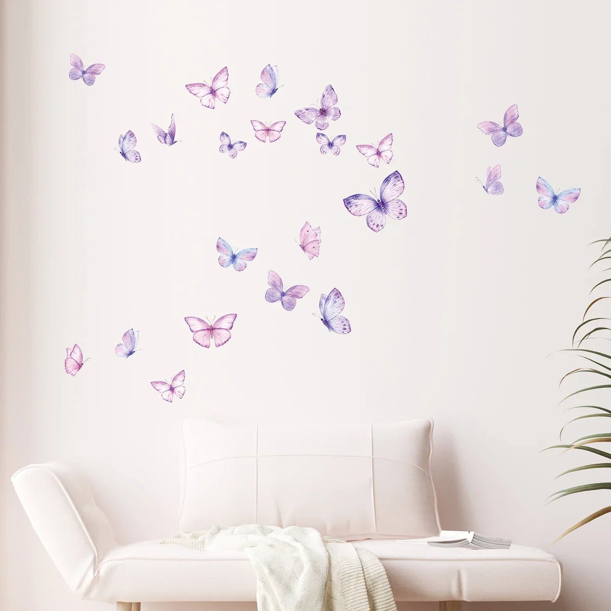 Décoration Murale - ButterfliesSticker™ - Violet - Ma boutique